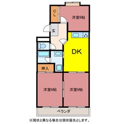 ヴィラスクエア２の物件間取画像